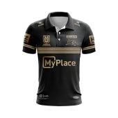Nrl Penrith Panthers Custom Name Number 2025 Alternate Jersey Polo Shirt Front.jpg - demo10