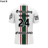 Nrl South Sydney Rabbitohs Custom Name Number 2024 Alternate Jersey Polo Shirt Back.jpg - demo10