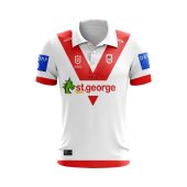 Nrl St George Illawarra Dragons Custom Name Number 2024 Home Jersey Polo Shirt Front.jpg - demo10
