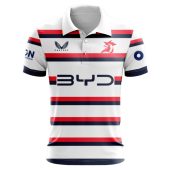 Nrl Sydney Roosters Custom Name Number 2025 Training Jersey Polo Shirt Front.jpg - demo10