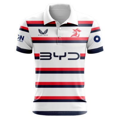 NRL Sydney Roosters Custom Name Number 2025 Training Jersey Polo Shirt