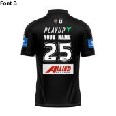 Nrl Wests Tigers Custom Name Number 2025 Home Jersey Polo Shirt Back.jpg - demo10