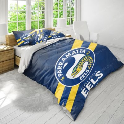 NRL Parramatta Eels Blue Gold  Bedding Set V2