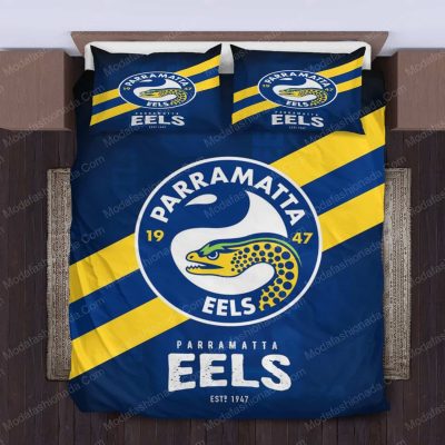 NRL Parramatta Eels Blue Gold  Bedding Set V2