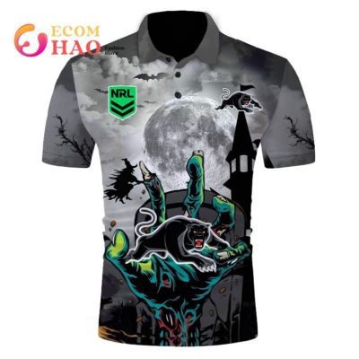 NRL Penrith Panthers Halloween Is Coming Polo Shirt