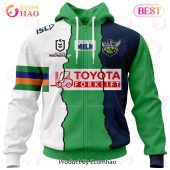 Personalized 2023 Nrl Canberra Raiders Mix Jerseys 3d Hoodie Unique And Sober - demo10