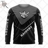 Personalized Nrl Canberra Raiders Carbon Hoodie Cutting Dash - demo10