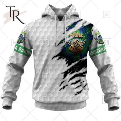 Personalized NRL Canberra Raiders Golf Hoodie All Over Print