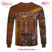 Personalized Nrl Canberra Raiders Leather Leaf Style 3d Hoodie Mesmerising - demo10