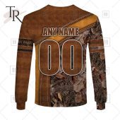 Personalized Nrl Canberra Raiders Leather Leaf Style Hoodie 3d Generous Look - demo10