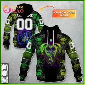 Personalized Nrl Canberra Raiders Rose Dragon 3d Hoodie Elegant Picture. - demo10