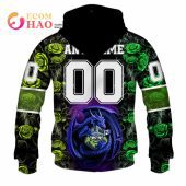 Personalized Nrl Canberra Raiders Rose Dragon 3d Hoodie Impressive Picture. - demo10