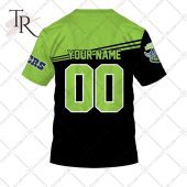 Personalized Nrl Canberra Raiders Skull Death Art Hoodie Stand Easy Bro - demo10