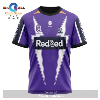 NRL Melbourne Storm Custom Name Number 2022 Heritage Jersey T-Shirt