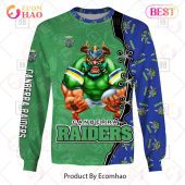 Personalized Nrl Warrior Canberra Raiders 3d Hoodie Eye Soothing Picture Dear - demo10
