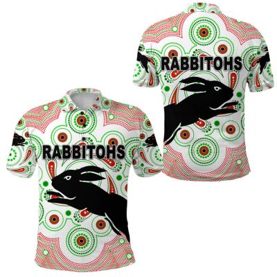 NRL South Sydney Rabbitohs Indigenous Vibes Polo Shirt