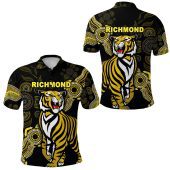 AFL Richmond Tigers Simple Indigenous Polo Shirt