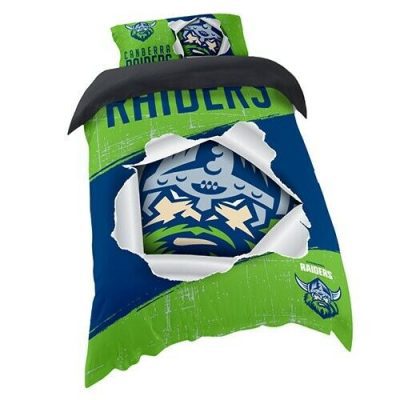 NRL Canberra Raiders Big Logo Scratch  Bedding Set