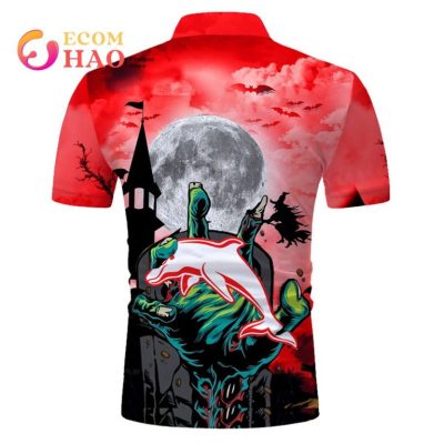 NRL Dolphins Halloween Is Coming Polo Shirt