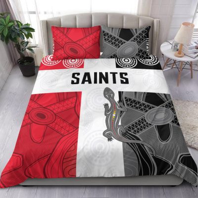 AFL St Kilda Saints Indigenous  Bedding Set V1