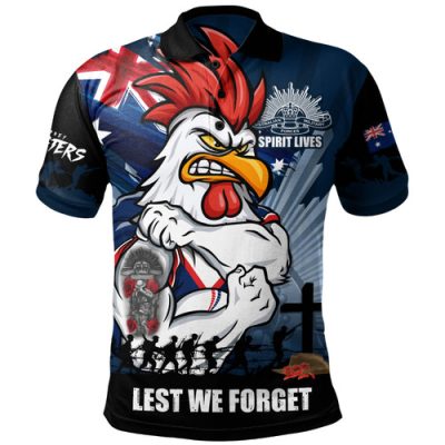 Manly Warringah Sea Eagles Polo Shirt Custom Team Of Us Die Hard Fan Supporters