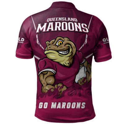 Queensland Maroons Polo Shirt State Of Origin 2024 Sport Style