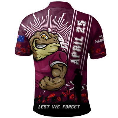 Queensland Maroons Polo Shirt State Of Origin 2024 Sport Style