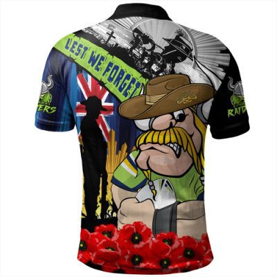 North Queensland Cowboys Polo Shirt Ripped Legacy Of The Game The ANZAC Spirit Lives On