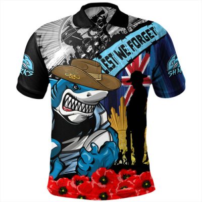 North Queensland Cowboys Polo Shirt Ripped Legacy Of The Game The ANZAC Spirit Lives On