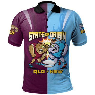 Queensland Maroons Polo Shirt Custom State Of Origin 2024 Show Us Ya Cane Toads!