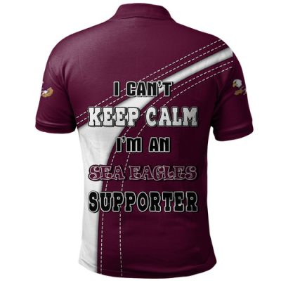 Manly Warringah Sea Eagles Polo Shirt Custom Team Of Us Die Hard Fan Supporters