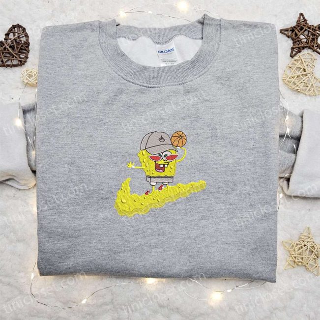 SpongeBob Basketball x Nike Cartoon Hoodie & Disney Characters Shirt Ultimate Family Gift Ideas| soulcals.com