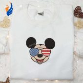 America Glasses X Mickey Embroidered Shirt Disney Embroidered Shirt Best Patriotic Shirts.jpg - demo10