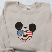 America Glasses X Mickey Embroidered Shirt Disney Embroidered Shirt Best Patriotic Shirts 4.jpg - demo10