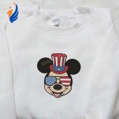America Mickey Embroidered Shirt Disney Embroidered Shirt Best Patriotic Shirts 1.jpg - demo10