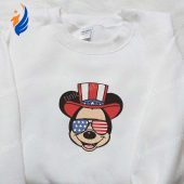 America Mickey Embroidered Shirt Disney Embroidered Shirt Best Patriotic Shirts.jpg - demo10