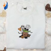Baby Yoda Boo Jack Skellington Mickey Pumpkin Embroidered Sweatshirt Movie Embroidered Hoodie Halloween Embroidered Shirt.jpg - demo10