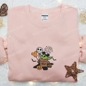 Baby Yoda Boo Jack Skellington Mickey Pumpkin Embroidered Sweatshirt Movie Embroidered Hoodie Halloween Embroidered Shirt 4.jpg - demo10