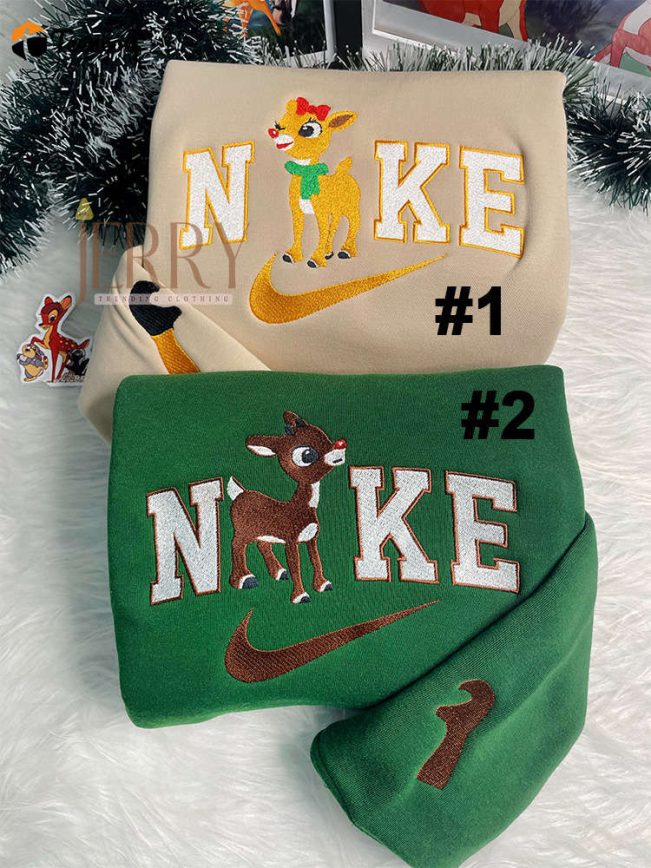 Bambi Disney Nike Embroidered Sweatshirt| soulcals.com