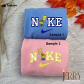 Bart Simpson Disney Nike Embroidered Sweatshirt| soulcals.com