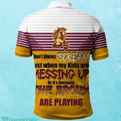 Brisbane Broncos Custom Name Father?s Day NRL Custom Polo Shirt Best Gift For Fans