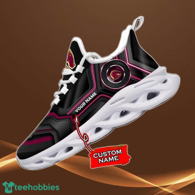 Brisbane Broncos NRL 2023 Custom Name Max Soul Sneaker Best Gift For Men And Women Fans