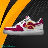 Brisbane Broncos NRL Air Force Shoes Custom Name Best Gift For Fans