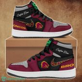 Brisbane Broncos NRL Air Jordan Hightop Shoes Custom Name For fans