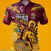 Brisbane Broncos Nrl Australia Naidoc Week Polo Shirt Best Gift For Fans - demo10