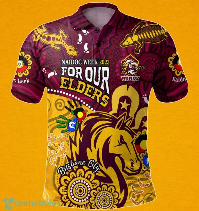 Brisbane Broncos NRL Australia Naidoc Week Polo Shirt Best Gift For Fans