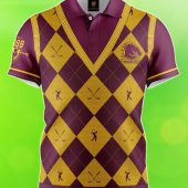Brisbane Broncos Nrl Fairway Golf Polo Shirt Best Gift Men And Women For Fans - demo10