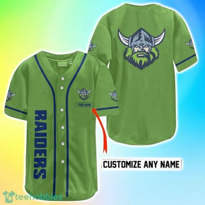 Canberra Raiders NRL Custom Name Baseball Jersey Best Gift For Men And Women Fans