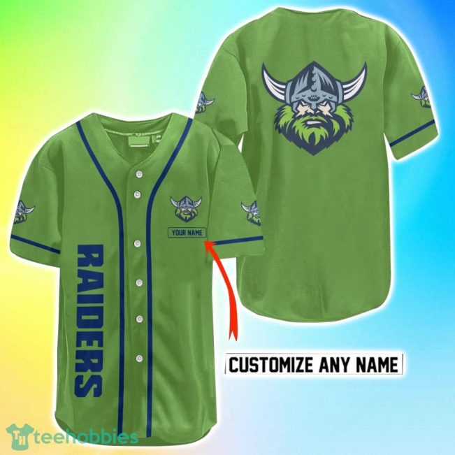 Canberra Raiders NRL Custom Name Baseball Jersey Best Gift For Men And Women Fans
