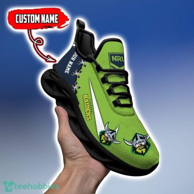 Canberra Raiders Personalized Name NRL Premium Luxury Max Soul Shoes Best Gift For Fans